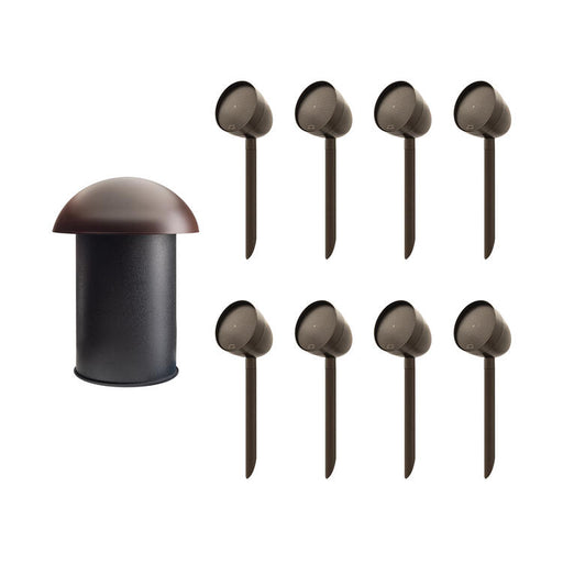 Paradigm Garden Oasis Essentials System | Outdoor Speaker System - 8 Speakers - 1 Subwoofer - Bronze-SONXPLUS.com