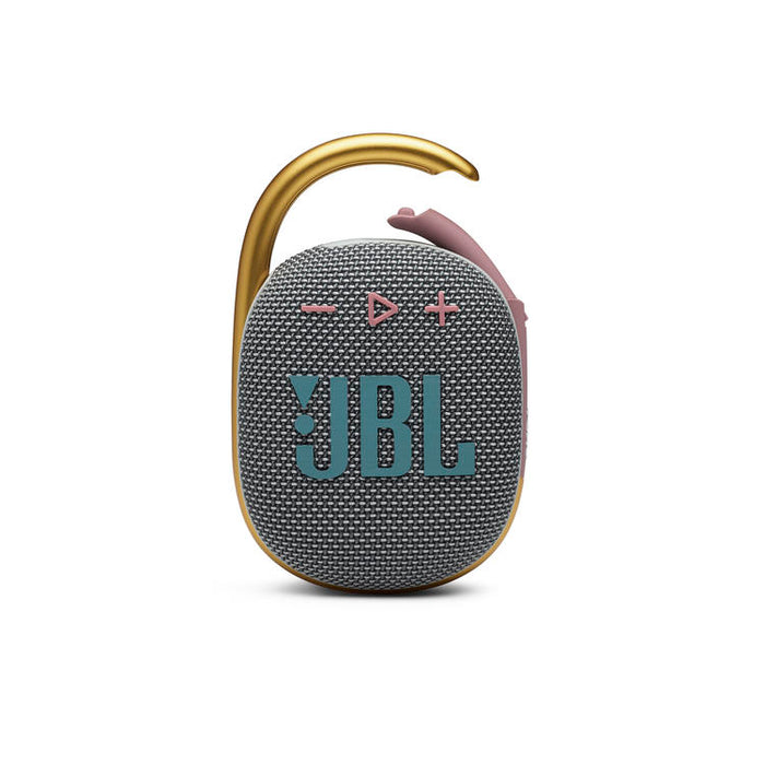 JBL Clip 4 | Ultra-portable Speaker - Bluetooth - Waterproof - 10 Hours Battery Life - Grey