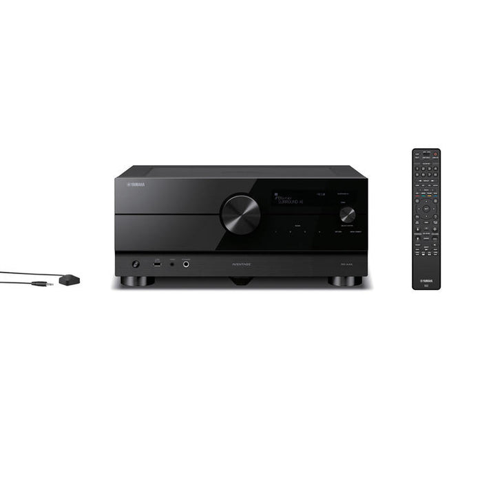 Yamaha RXA4A | 7.2 Home Theater AV Receiver - Aventage Series - HDMI 8K - MusicCast - HDR10+ - 100W at 7.2 channels - Zone 2 - Black