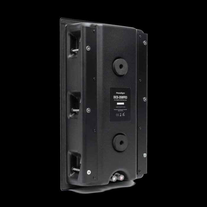 Paradigm DCS-208FR3 | Subwoofer - Recessed - Wall-mounted - Defiance series - Fire resistant enclosure - White - Ready to paint surface-SONXPLUS.com
