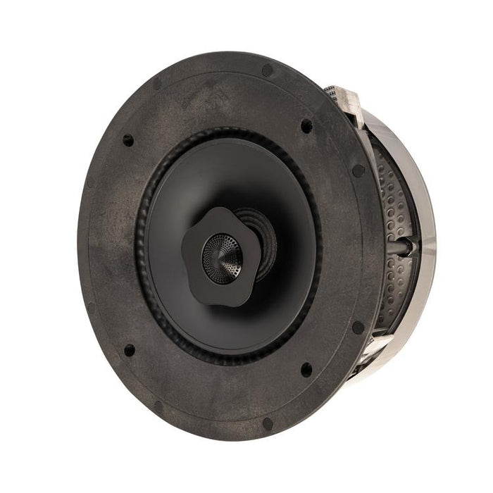 Paradigm CI Elite E80-R V2 | 8" Flush Mount Speaker - Ceiling Mount - SHOCK-MOUNT - Black - White surface ready to paint - Unité-SONXPLUS.com