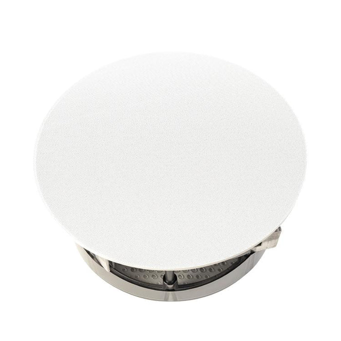 Paradigm CI Elite E80-R V2 | 8" Flush Mount Speaker - Ceiling Mount - SHOCK-MOUNT - Black - White surface ready to paint - Unité-SONXPLUS.com
