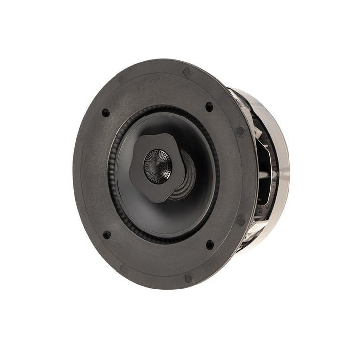 Paradigm CI Elite E65-R V2 | 6-1/2" Flush Mount Speaker - Ceiling Mount - SHOCK-MOUNT - Black - White Surface Ready to Paint - Unité-SONXPLUS.com