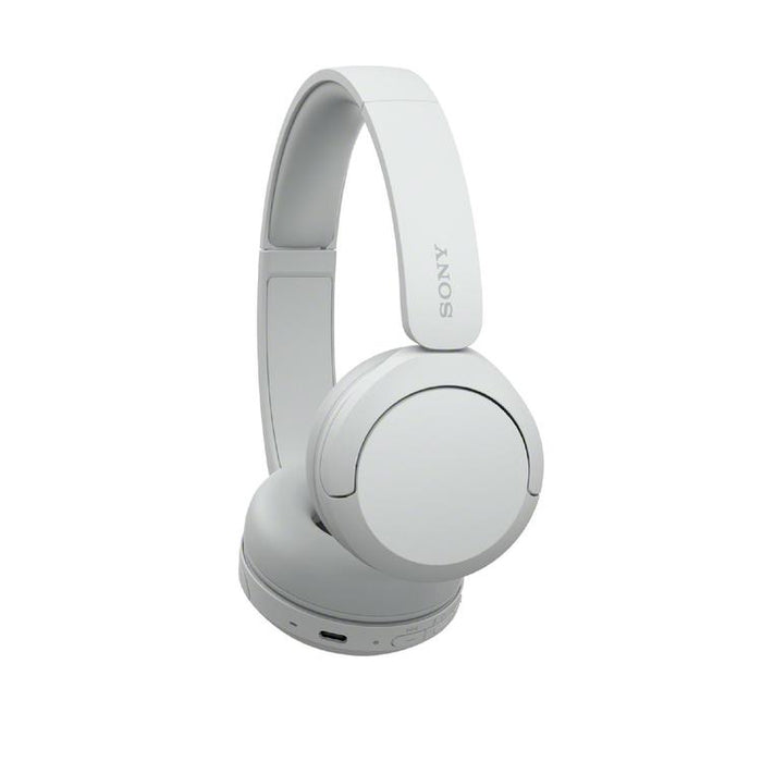 Sony WH-CH520 On-Ear Headset - Wireless - Bluetooth - Up to 50 hours of battery life - White-SONXPLUS.com