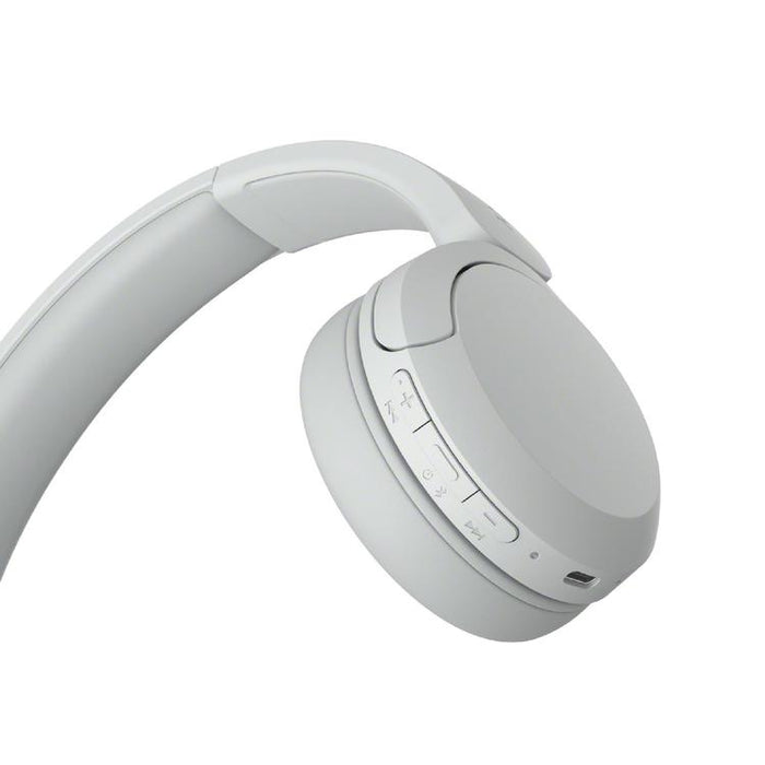 Sony WH-CH520 On-Ear Headset - Wireless - Bluetooth - Up to 50 hours of battery life - White-SONXPLUS.com