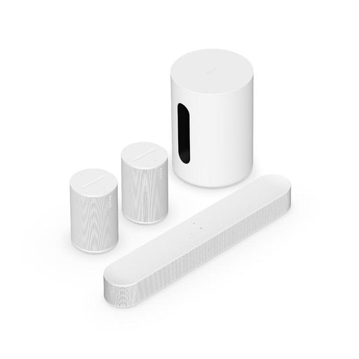 Sonos | Immersive Beam Set - Sub Mini - Era 100 - White-SONXPLUS.com