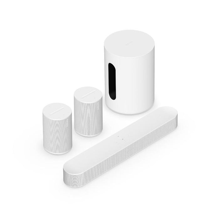 Sonos | Immersive Beam System - Sub Mini - Era 100 - White