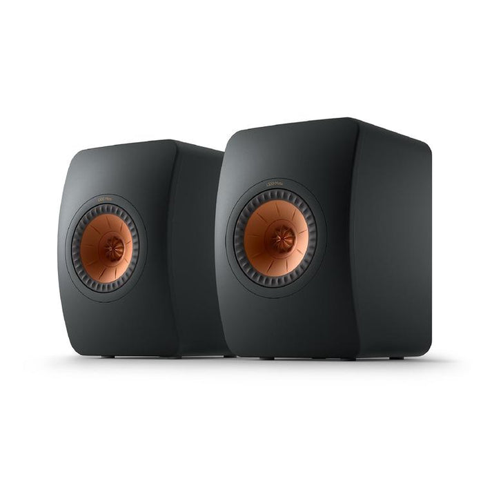 KEF LS50 META | Uni-Q 12th Generation HiFi Speakers - Bass reflex 2-way - Metamaterial absorption technology - Carbon Black - Pair