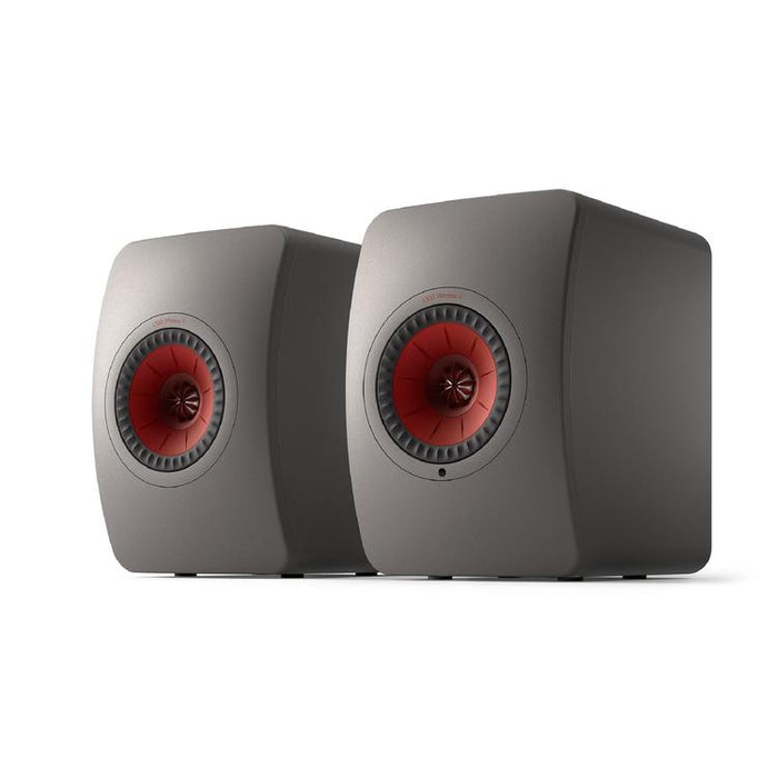 KEF LS50 WIRELESS II | Wireless HiFi Speakers - Metamaterial Absorption - Titanium Grey - Pair