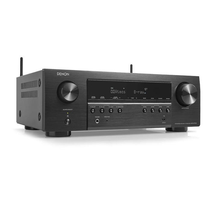 Denon AVR-S770H | AV Receiver - 7.2 channels - Home theater - 8K - Integrated HEOS - 75W - Black-SONXPLUS.com