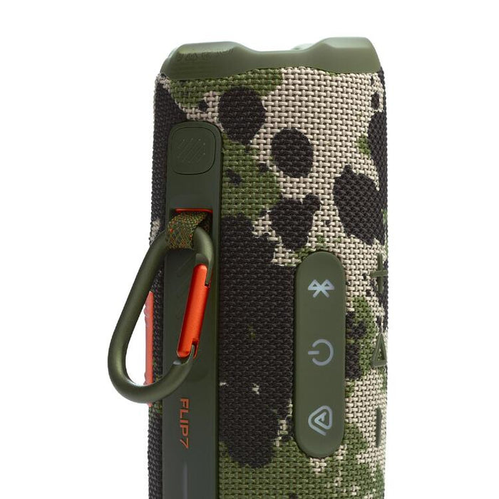 JBL Flip 7 | Portable Speaker - Bluetooth - Waterproof - Up to 14 hours of autonomy - Camouflage-SONXPLUS.com