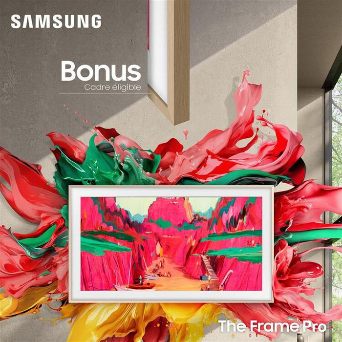 Samsung QN85LS03FWFXZC | 85" Television - The Frame Pro - Neo QLED - 4K - LS03FW Series - 120Hz - Neo Quantum HDR-SONXPLUS.com