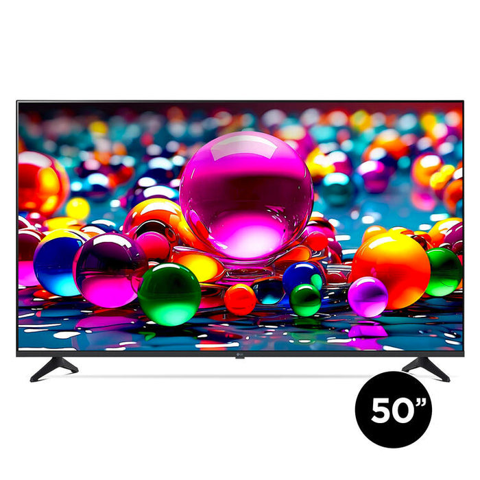 LG 50UA7700PUB | 50" Television - 4K Ultra HD - LED - UA7700 Series - HDR - Smart WebOS - 60 Hz native - IA a7 Gen8 4K Processor - Black