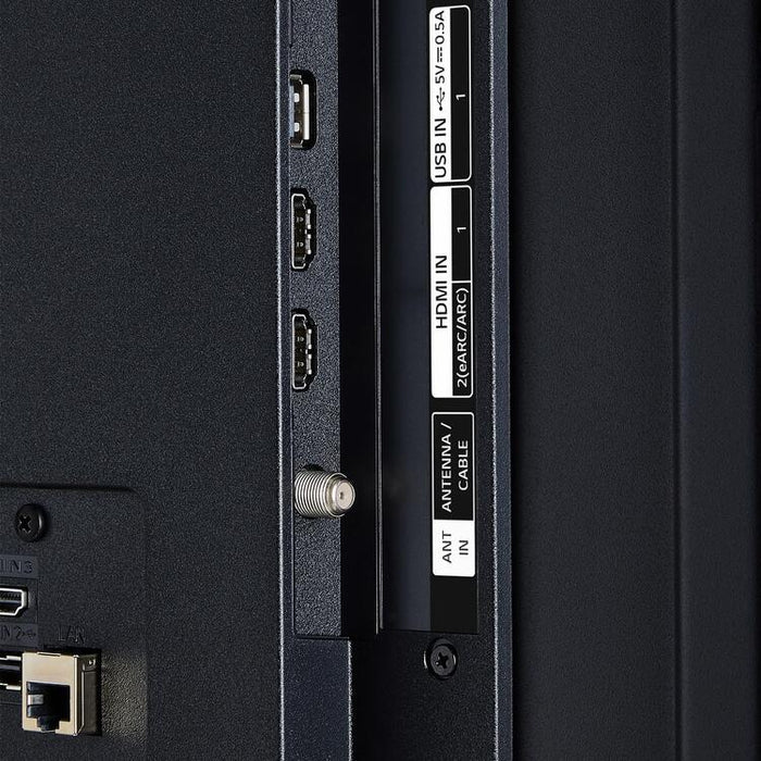 LG 75UA7700PUA | 75" Television - 4K Ultra HD - LED - UA7700 Series - HDR - Smart WebOS - 60 Hz native - IA a7 Gen8 4K Processor - Black