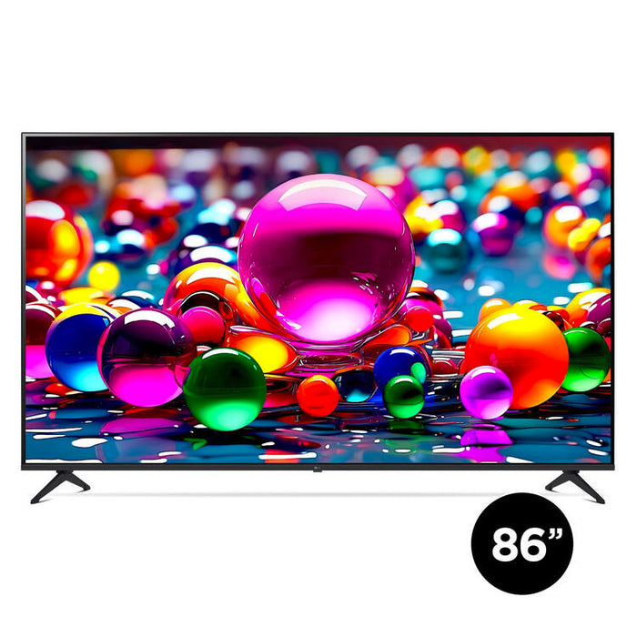 LG 86UA7700PUA | 86" Television - 4K Ultra HD - LED - UA7700 Series - HDR - Smart WebOS - 60 Hz native - IA a7 Gen8 4K processor - Black