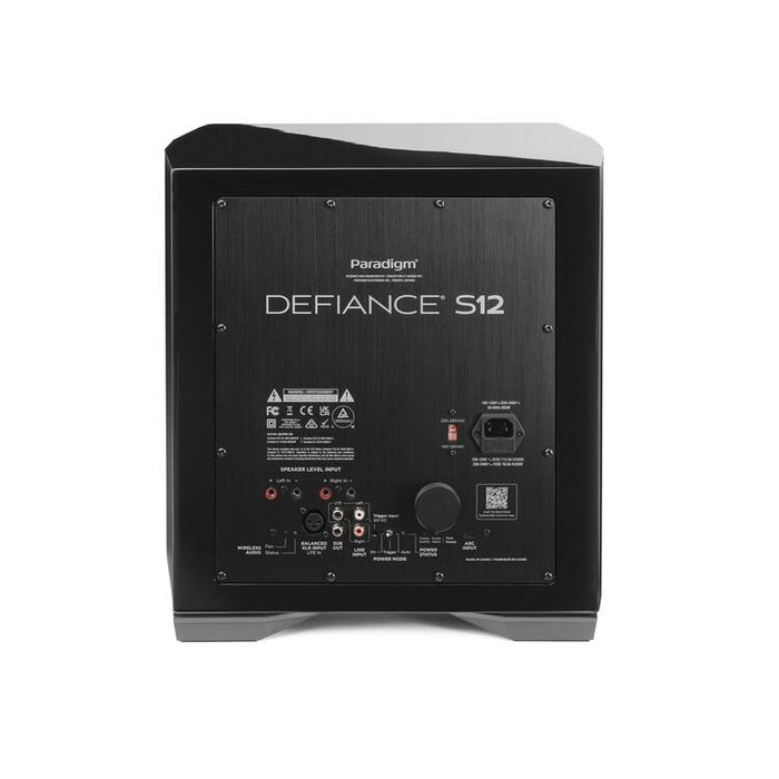 Paradigm DEFIANCE S12 | Subwoofer 12" - 800W RMS - Unité-SONXPLUS.com