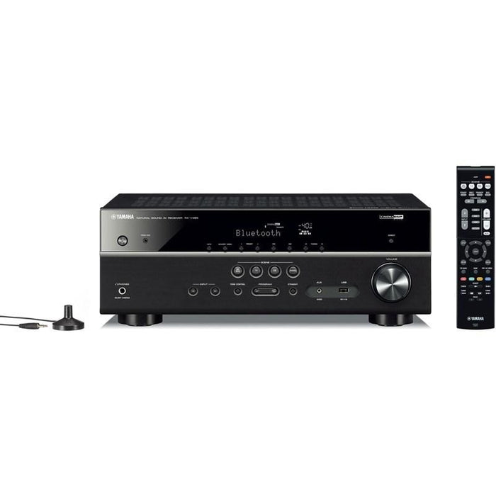 Yamaha RXV385B | 5.1 Channel Home Theater AV Receiver - Bluetooth - 4K - 70W - HDMI - YPAO - Black-SONXPLUS.com
