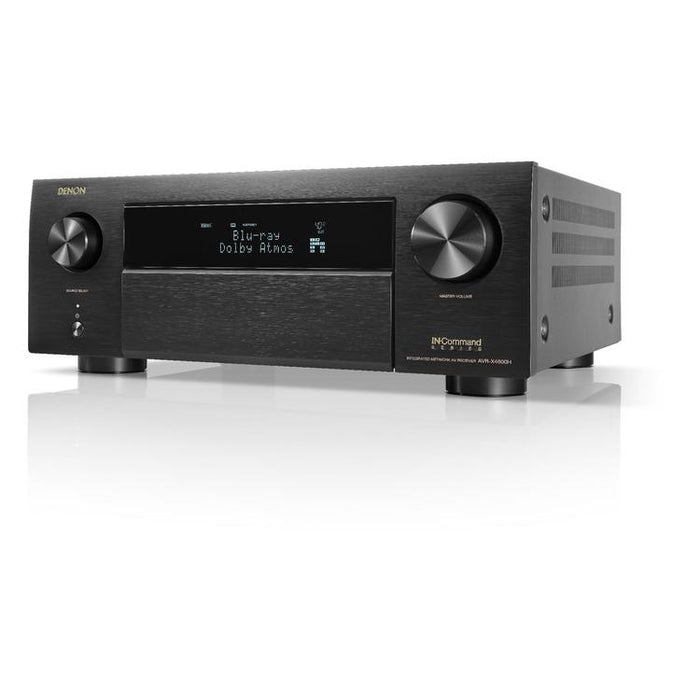 Denon AVRX4800H & HOME250 | Récepteur AV 9.4 canaux et haut-parleur sans-fil - 8K - Auro 3D - Cinéma maison - HEOS - Noir-SONXPLUS.com