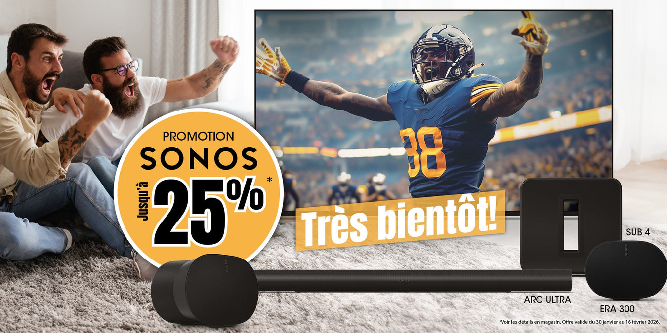 Produits Sonos en promotion pour le Super Bowl | SONXPLUS.com