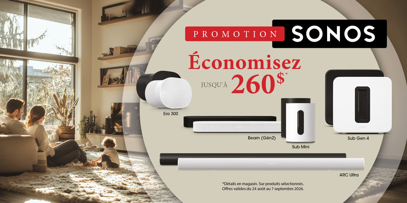 Promotion pour la fête du Travail avec Sonos | SONXPLUS.com
