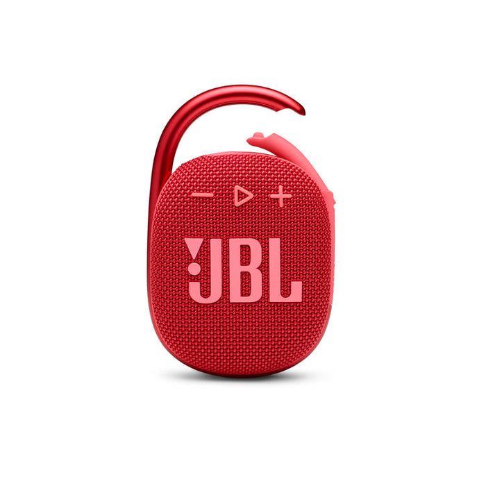 JBL Clip 4 | Ultra-portable Speaker - Bluetooth - Waterproof - 10 Hours Battery Life - Red