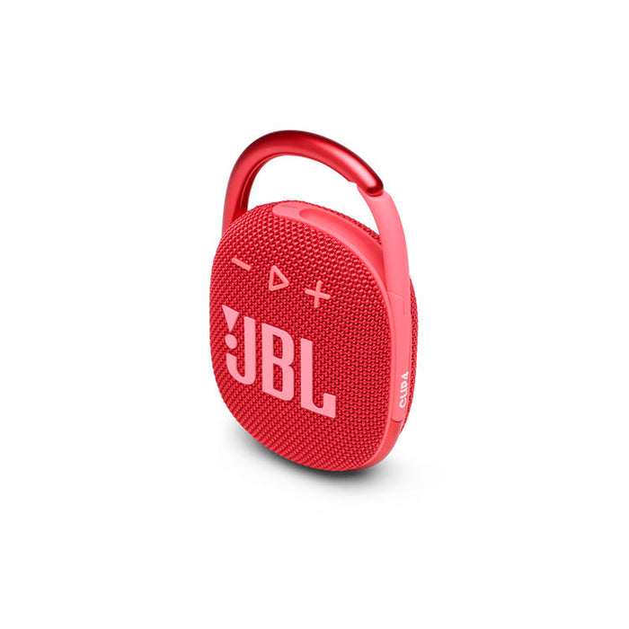 JBL Clip 4 | Ultra-portable Speaker - Bluetooth - Waterproof - 10 Hours Battery Life - Red