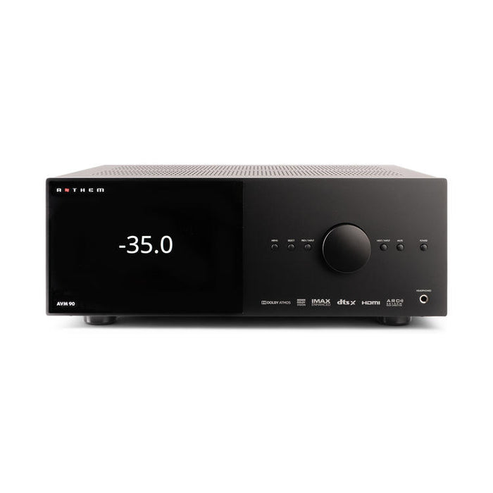 Anthem AVM 90 | A/V Preamplifier - 15.4 Channel - Video Processor - Black