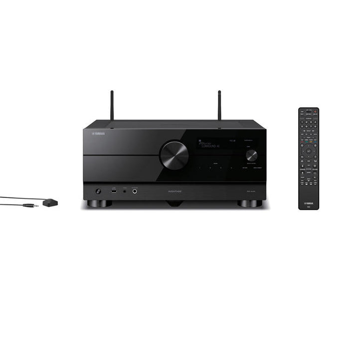 Yamaha RXA4A | Récepteur AV cinéma maison 7.2 - Série Aventage - HDMI 8K - MusicCast - HDR10+ - 100W à 7.2 canaux - Zone 2 - Noir