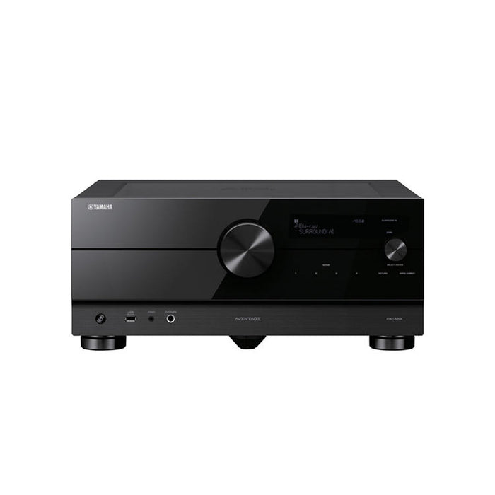 Yamaha RXA8A | AV home theater receiver 11.2 - Aventage Series - HDMI 8K - MusicCast - HDR10+ - 150W X 11 with Zone 3 - Black