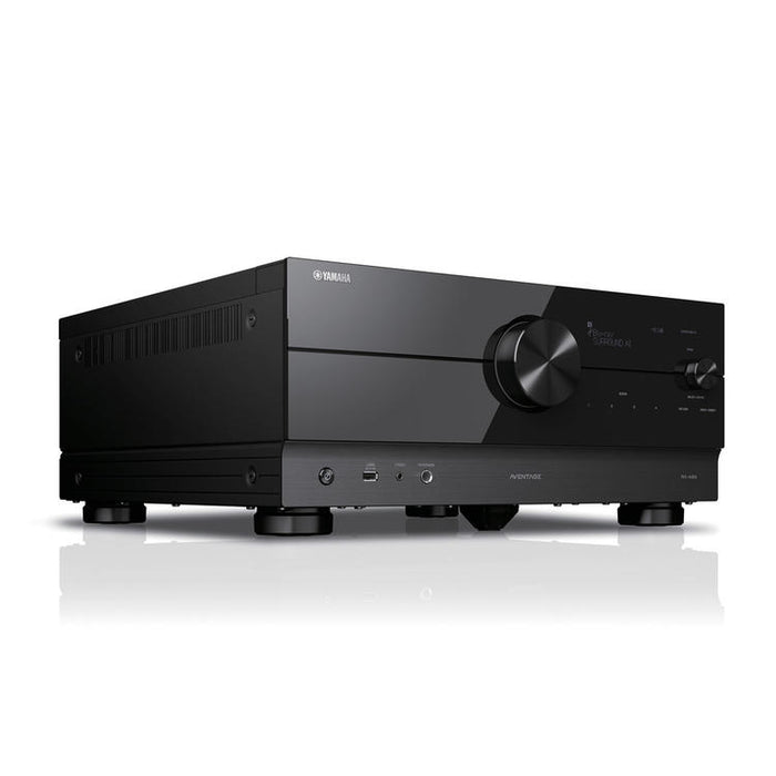 Yamaha RXA8A | Récepteur AV cinéma maison 11.2 - Série Aventage - HDMI 8K - MusicCast - HDR10+ - 150W X 11 avec Zone 3 - Noir