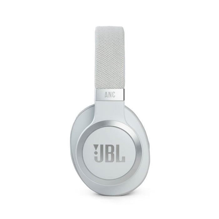 JBL Live 660NC | Around-Ear Wireless Headphones - Bluetooth - Active Noise Cancellation - Log in multipoint - White