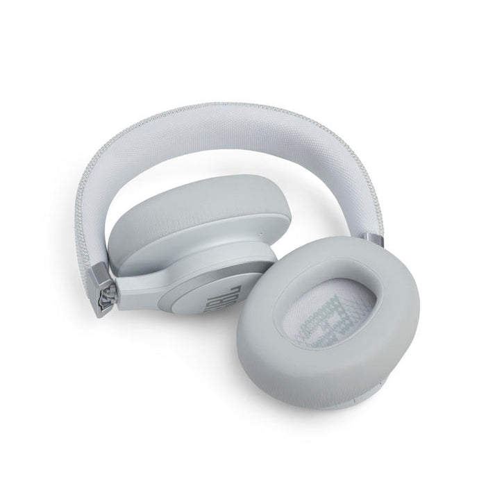 JBL Live 660NC | Around-Ear Wireless Headphones - Bluetooth - Active Noise Cancellation - Log in multipoint - White