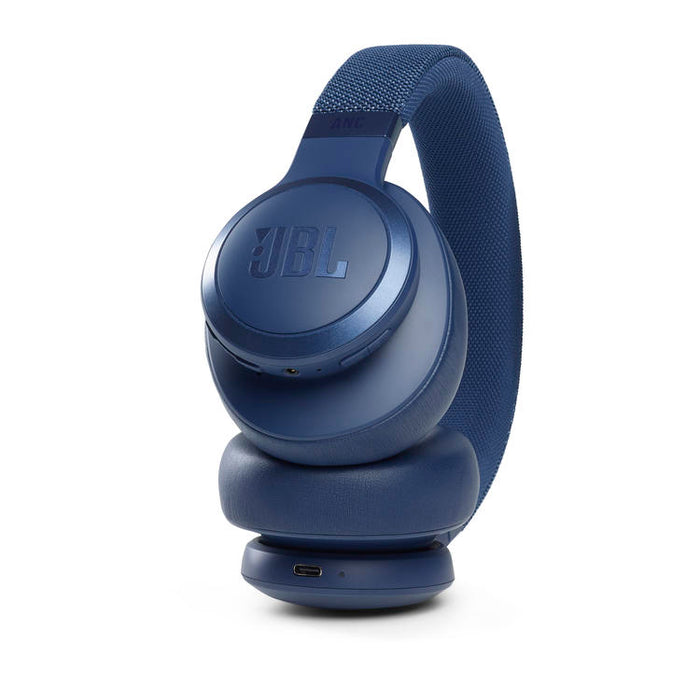 JBL Live 660NC | Around-Ear Wireless Headphones - Bluetooth - Active Noise Cancellation - Log in multipoint - Blue