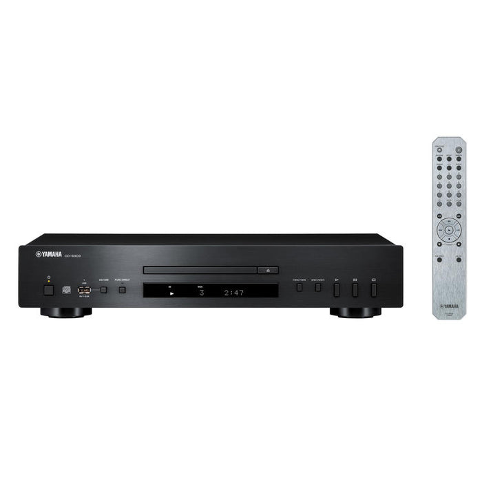 Yamaha CD-S303 | CD Player - High Quality - USB - Pure Direct - Intelligent Digital Servo - Black