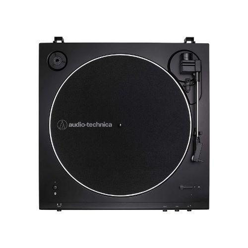 Audio-Technica AT-LP60XBTBK | Table tournante Stéréo - Sans fil - Bluetooth - Entraînement par courroie - Entièrement automatique - Noir