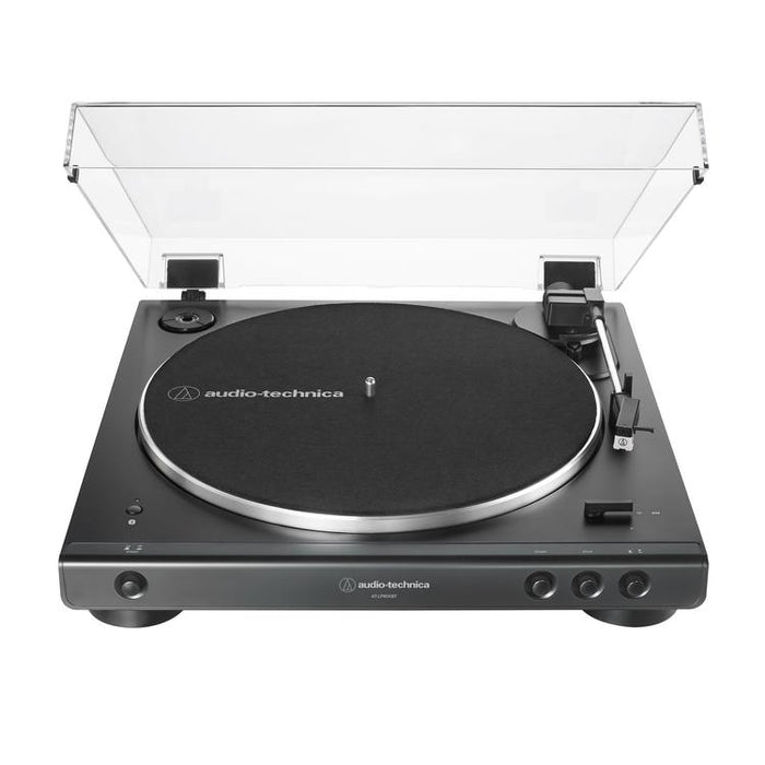 Audio-Technica AT-LP60XBTBK | Table tournante Stéréo - Sans fil - Bluetooth - Entraînement par courroie - Entièrement automatique - Noir