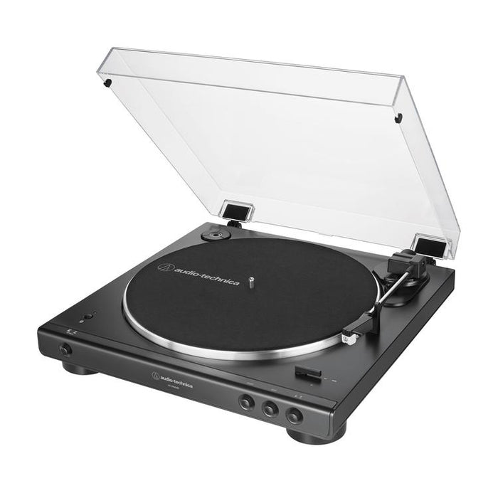 Audio-Technica AT-LP60XBTBK | Table tournante Stéréo - Sans fil - Bluetooth - Entraînement par courroie - Entièrement automatique - Noir