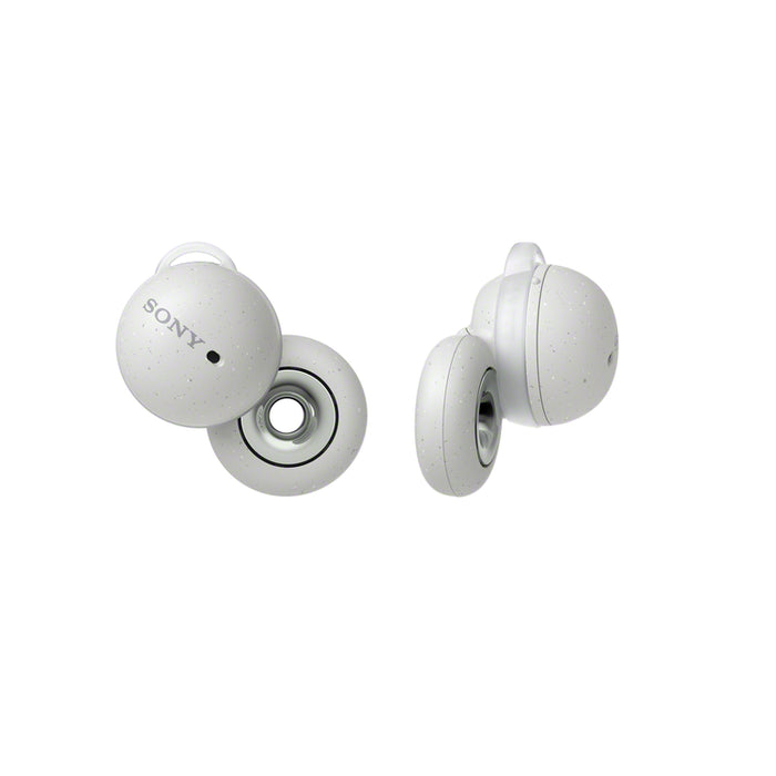 Sony WF-L900 | In-Ear Headphones - LinkBuds - 100% Wireless - Bluetooth - Microphone - Adaptive Control - Up to 17.5 hours battery life - White-SONXPLUS.com