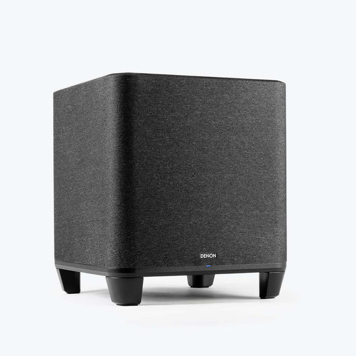 Denon Home Sub | Caisson de graves 8" - Sans fil - HEOS intégré - Connexion Wifi - Compatible avec barre de son et haut-parleurs Denon Home - Noir