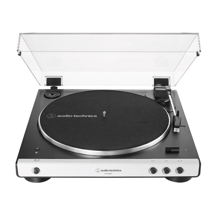 Audio-Technica AT-LP60XBT | Table tournante Stéréo - Sans fil - Bluetooth - Entraînement par courroie - Entièrement automatique - Blanc