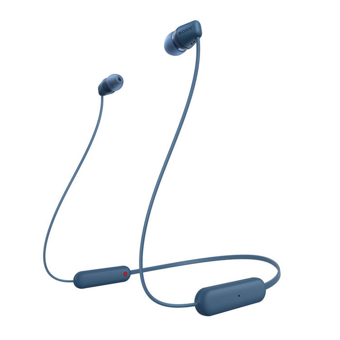 Sony WI-C100 | In-Ear Headset - Wireless - Bluetooth - Around the neck - Microphone - IPX4 - Blue