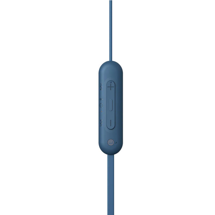 Sony WI-C100 | In-Ear Headset - Wireless - Bluetooth - Around the neck - Microphone - IPX4 - Blue