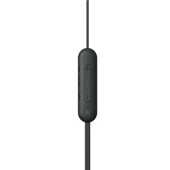 Sony WI-C100 | In-Ear Headset - Wireless - Bluetooth - Around the neck - Microphone - IPX4 - Black-SONXPLUS.com