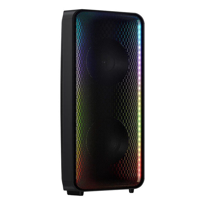 Samsung MX-ST40B | Haut-parleur portable puissant - Tour de son - Bluetooth - 160W - Bidirectionnels - Lumières à DEL - Connexion Bluetooth multiple - Noir