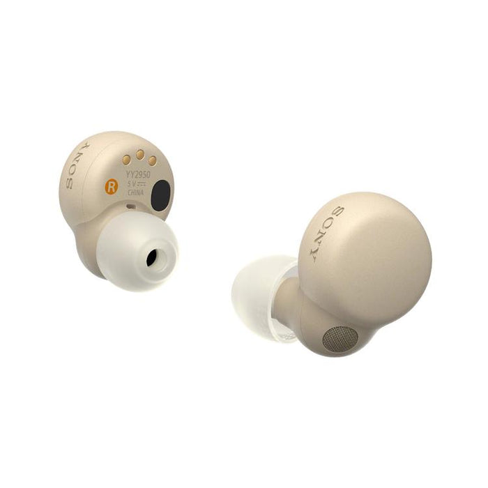 Sony WFLS900N | In-ear headset - LinkBuds S - 100% Wireless - Bluetooth - Microphone - Active noise cancelling - Crème-SONXPLUS.com