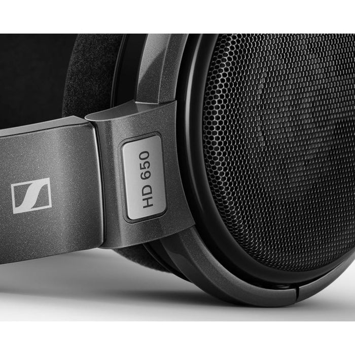 Sennheiser HD 650 | Dynamic Around-Ear Headphones - Open back design - For Audiophile - Wired - Detachable OFC cable - Black