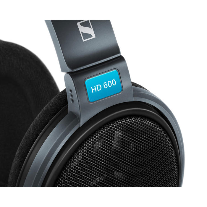 Sennheiser HD 600 | Dynamic Around-Ear Headphones - Open Back Design - For Audiophile - Wired - Detachable Cable - Black-SONXPLUS.com