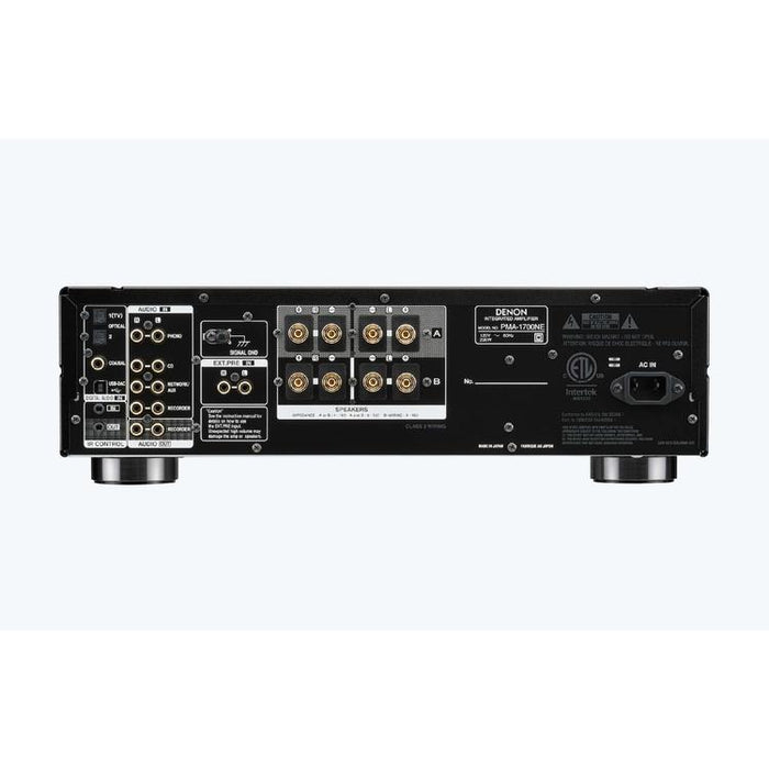 Denon PMA-1700NE | Amplificateur intégré - 140W - Circuit Push-pull MOS - Noir