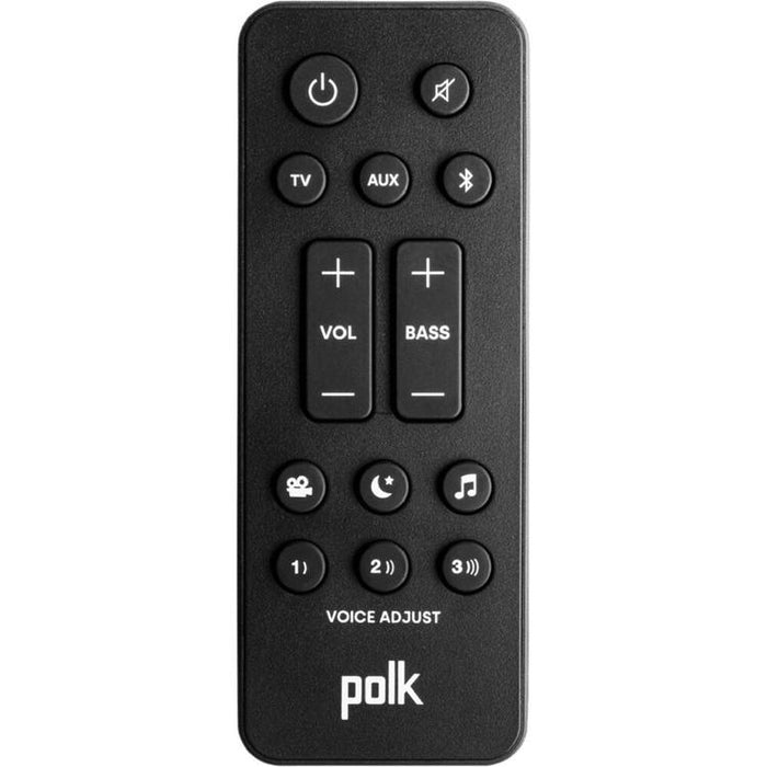 Polk Signa S4 | Barre de son 3.1.2 Certifié Dolby Atmos - Avec Caisson de graves sans fil - Bluetooth - Expérience de Cinéma Maison - Voice Adjust - Noir