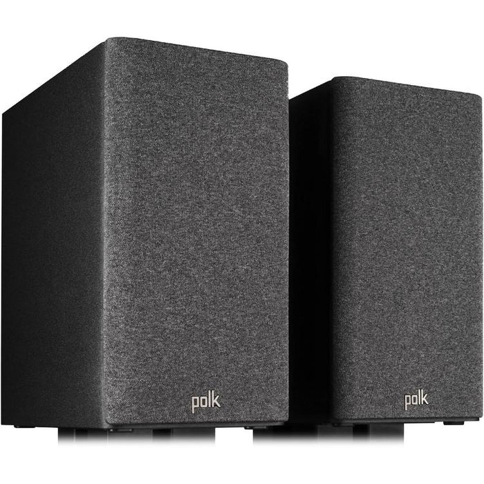 Polk Reserve R200 | Bookshelf Speaker Set - Great Home Theater Detail - Black - Pair